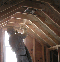 Kelowna BC attic spray foam insulation